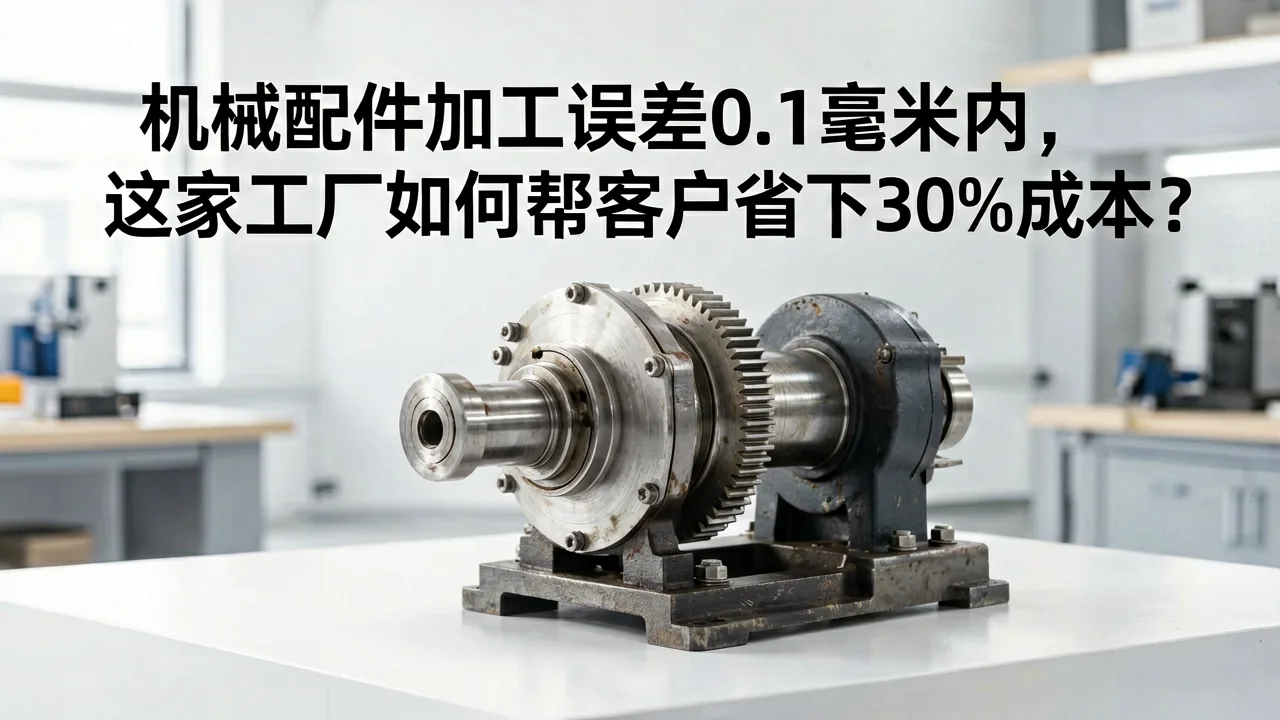 机械配件加工误差0.1毫米内，这家工厂如何帮客户省下30%成本