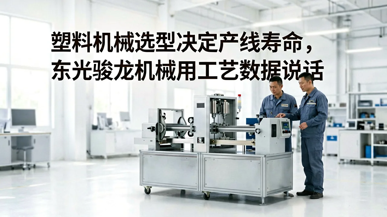 塑料机械选型决定产线寿命，东光骏龙机械用工艺数据说话